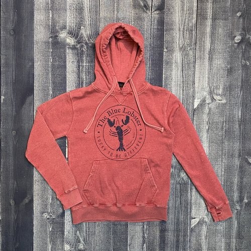 ocean beach The Blue Lobster Super Soft Vintage Ladies Hoodie