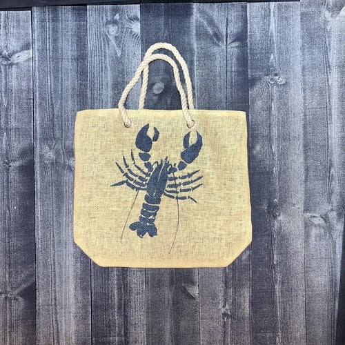 Get A Gadget Burlap-Bag-Blue Lobster