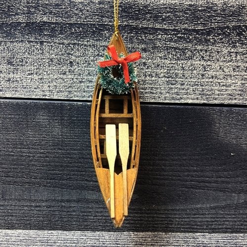 Chesapeake Bay Canoe Christmas Ornament