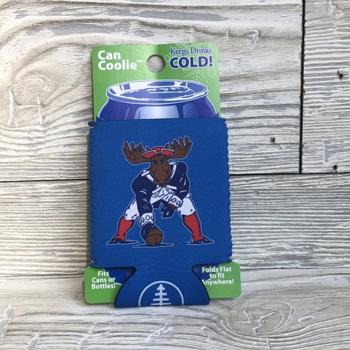 Woods & Sea Minute Moose Coozie Blue