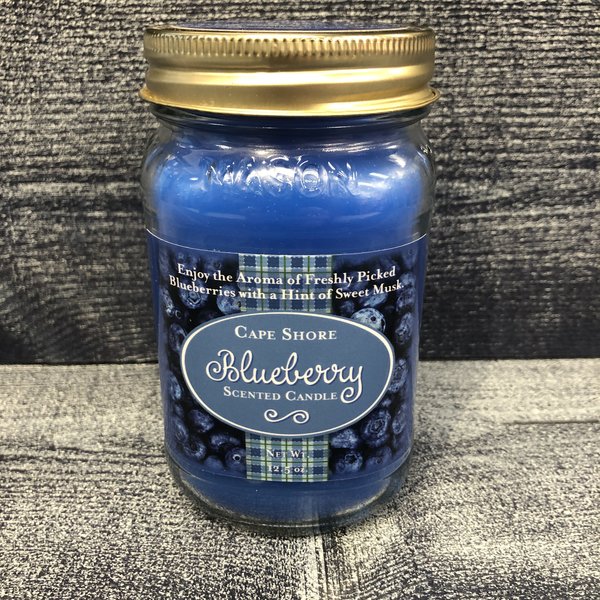 Cape Shore Mason Jar Blueberry Candle
