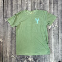 Coed The Blue Lobster T-shirt-Light Green