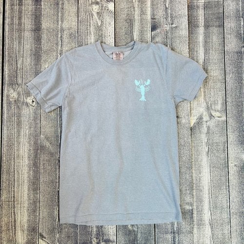 Coed The Blue Lobster T-shirt-Blue Jean