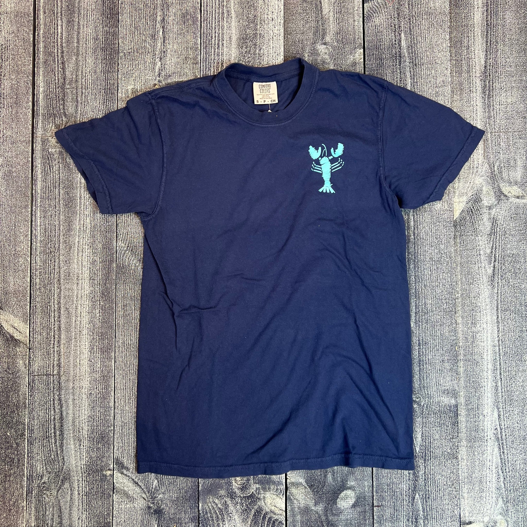 The Blue Lobster T-shirt-True Navy - The Blue Lobster