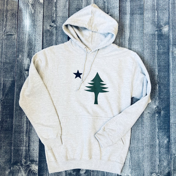 Old Maine Flag Hoodie