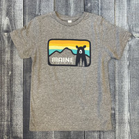 Bumwraps Sunset Bear Youth T-shirt
