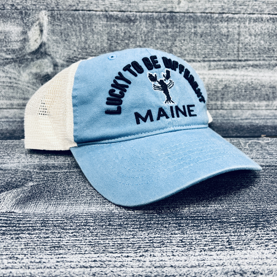 Lucky to Be Different Trucker Hat - The Blue Lobster