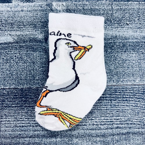 FBF Toddler Socks Seagull French Fry