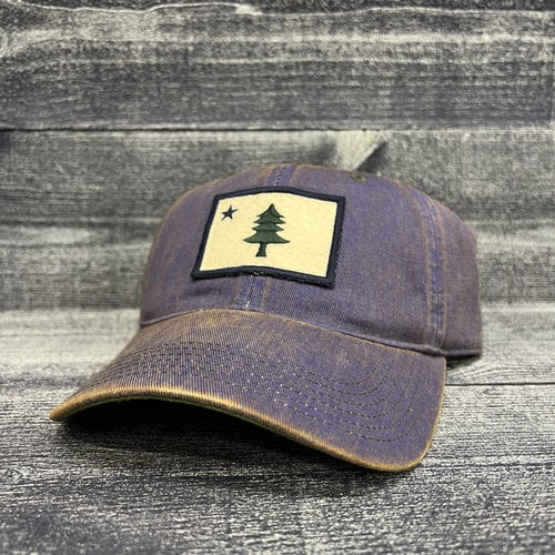 Legacy Vintage Maine Old Flag Trucker Hat