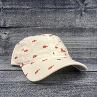 Zephyr Z Allover Embroid Red Lobster Hat