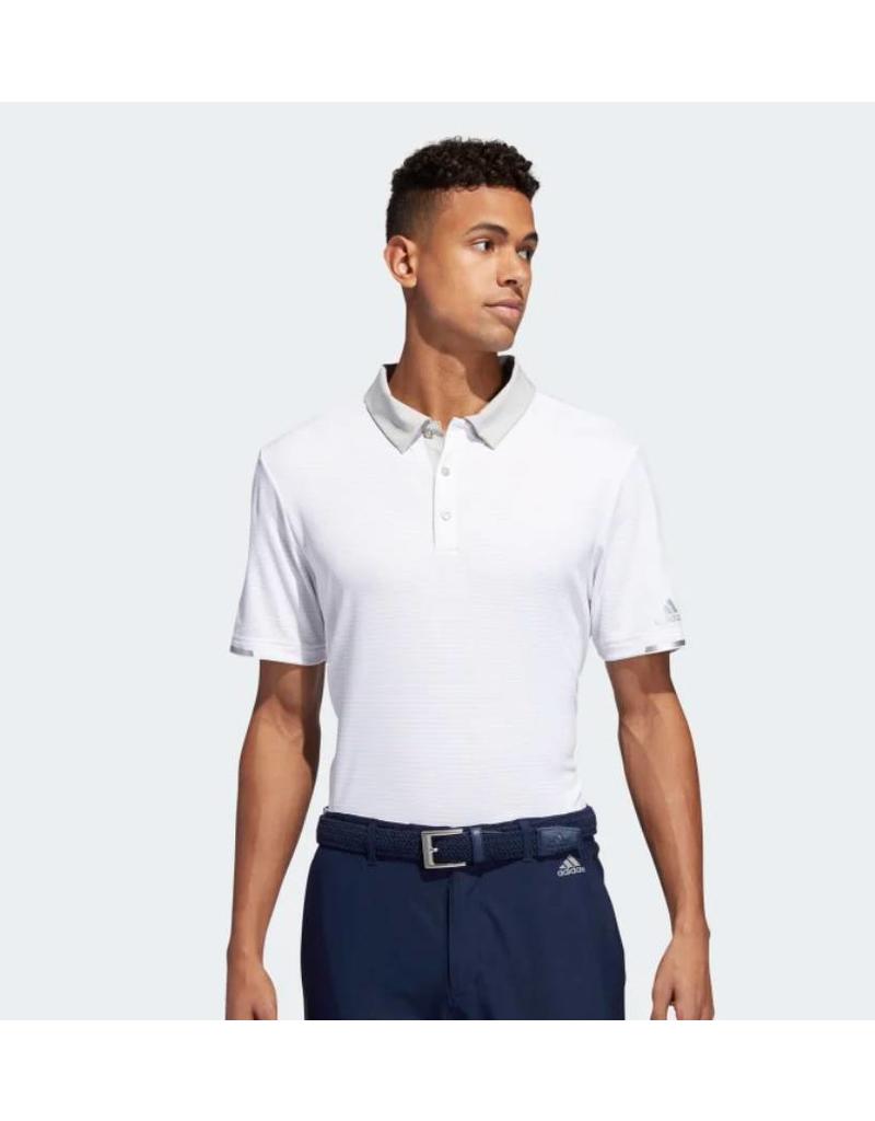 Adidas Climachill Tonal Stripe Polo Shirt Leading Edge Golf