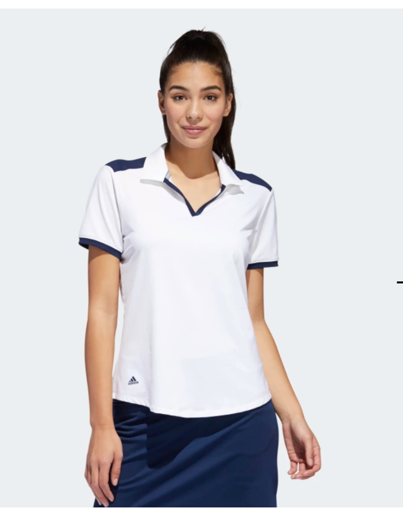 women's color block polo shirts