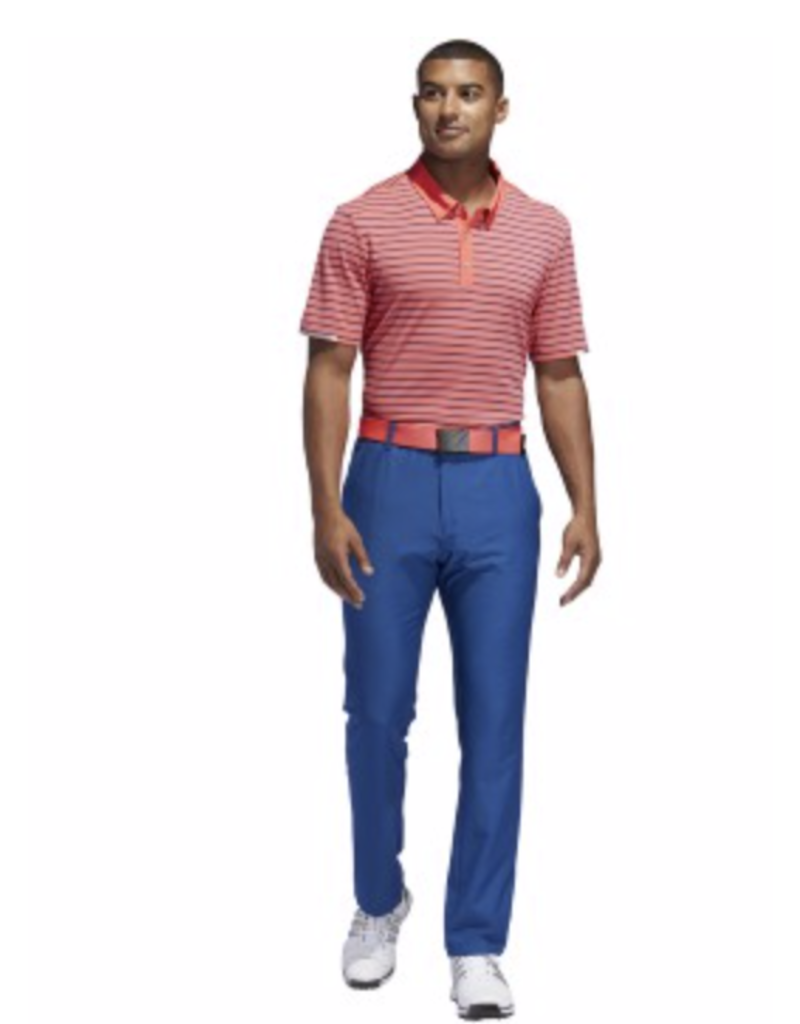 Adidas Climachill 3 Color Stripe Polo Leading Edge Golf