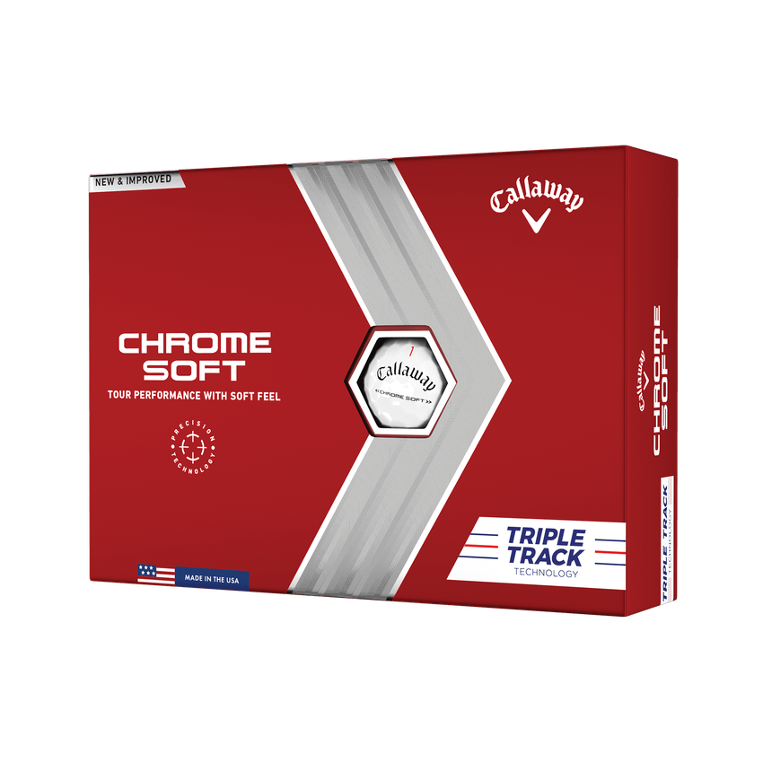 Callaway Chrome Soft Triple Track Leading Edge Golf