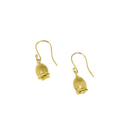Blueberry Blossom Earrings in 18k Yellow Gold