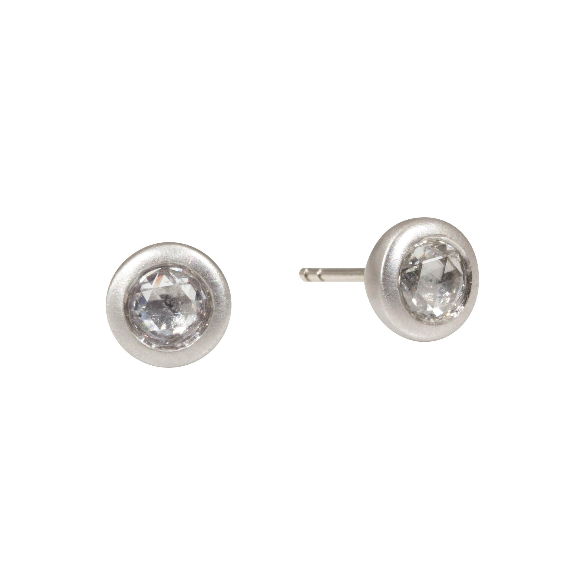 Silver Cubic Zirconia Open Circle Stud Earrings | Ernest Jones