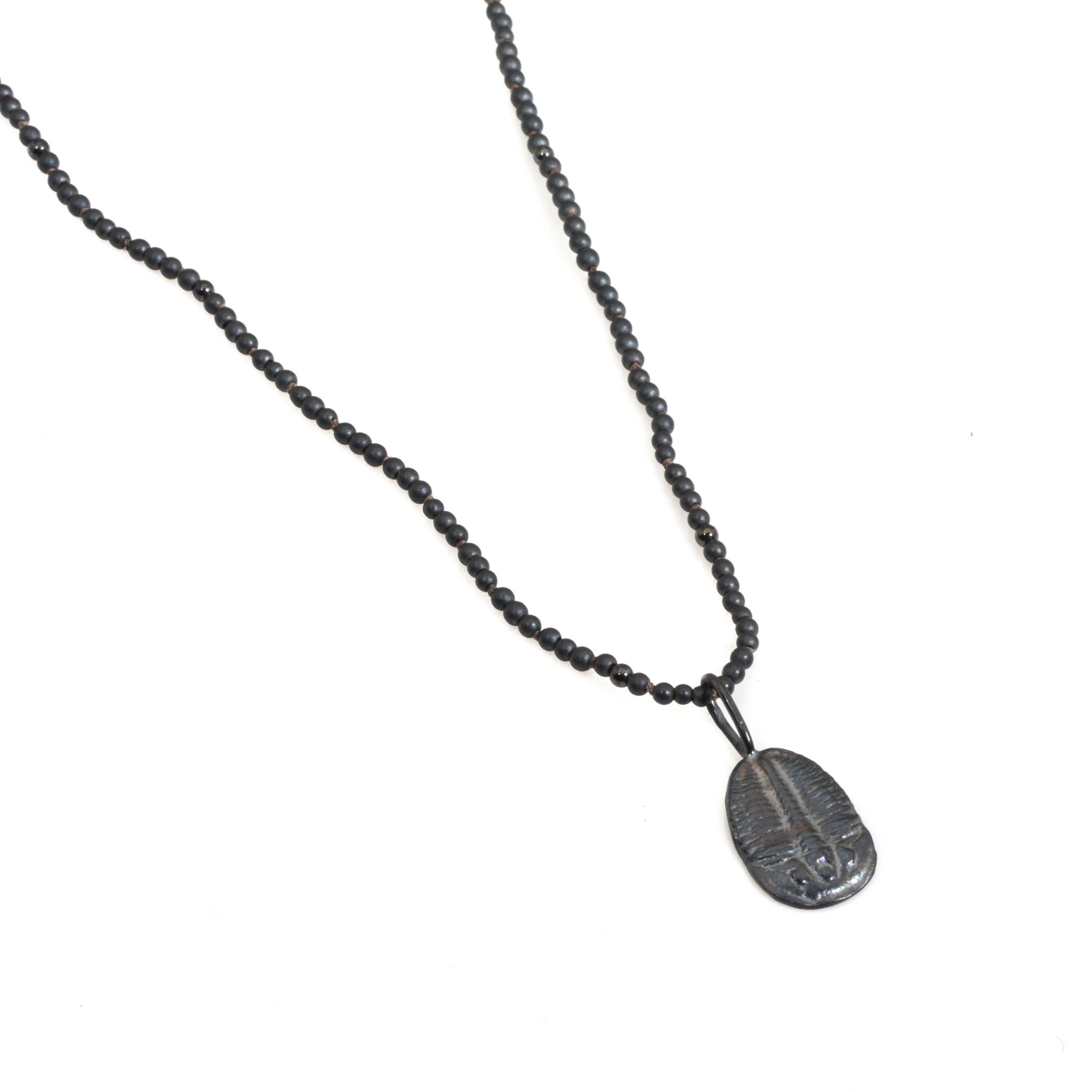 Jewelry: Necklace Fossil man JF03107040 in steel with leather Vintage  Casual collection
