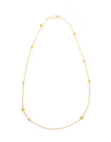 Koburi Chain Necklace 18k Yellow Gold 22k Gold Dots 18"