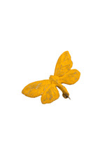 Sulphur Butterfly Brooch in Bronze