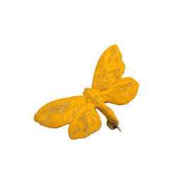 Sulphur Butterfly Brooch in Bronze