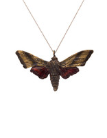 Sphinx Moth Pendant in Bronze