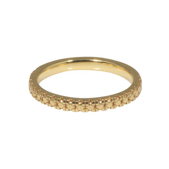 Nick Engel Golden Pave Band in 18k Yellow Gold