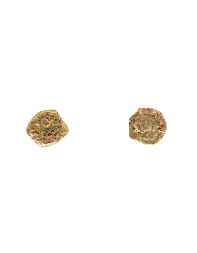 Aina Post Earrings in 14k Yellow Gold