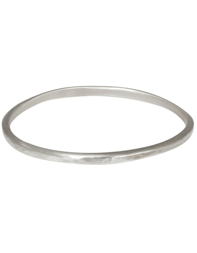 Carved Bangle in Silver