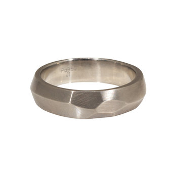 Vault Ring in Palladium