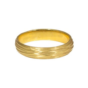 Sea Grass Ring in 18k Yellow Gold