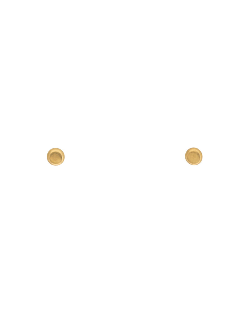 Iota Post Earrings in 18k Yellow Gold