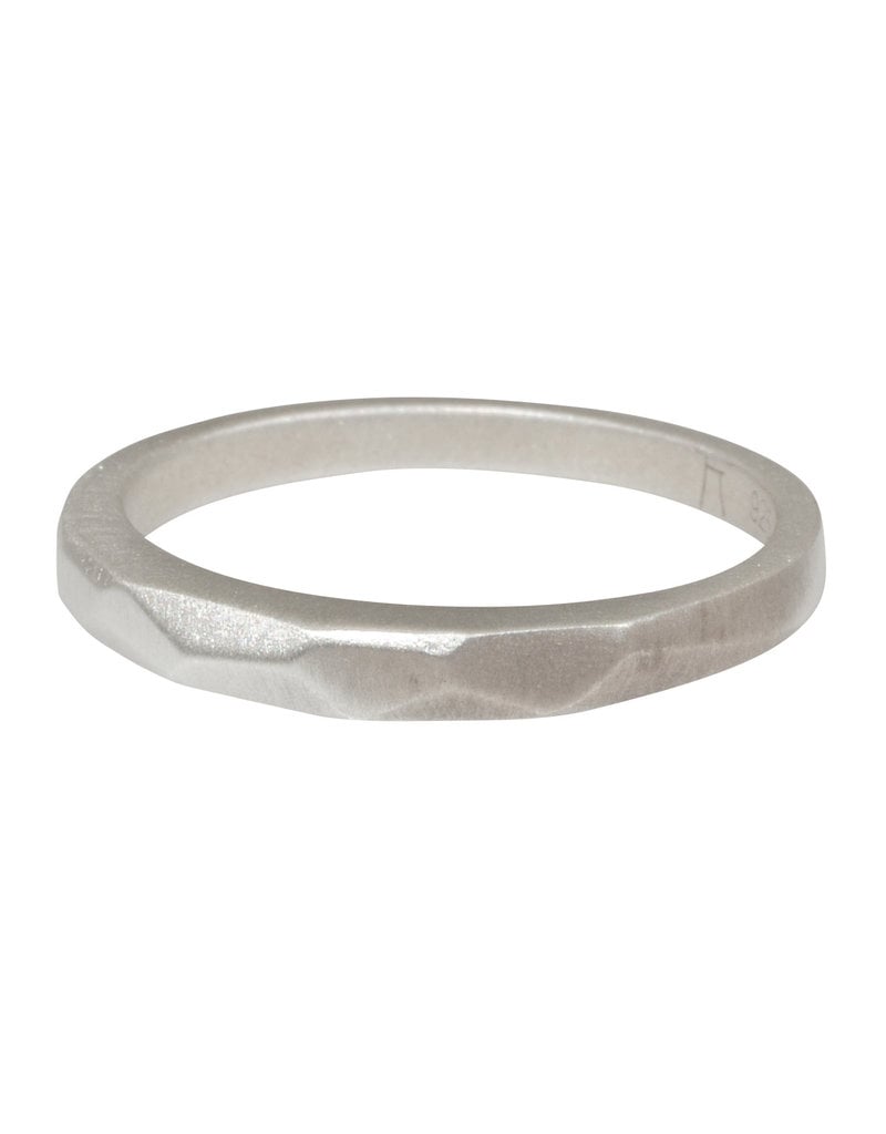 Narrow Vault Ring in Silver