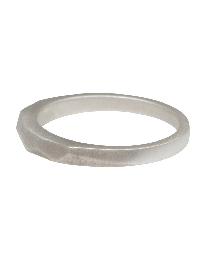 Narrow Vault Ring in Silver