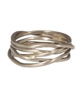 Nest Ring in 18k Palladium White Gold