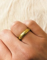 Wave Ring in 18k Yellow Gold