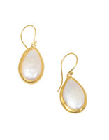 Loave Pearl Earrings in 22k Gold