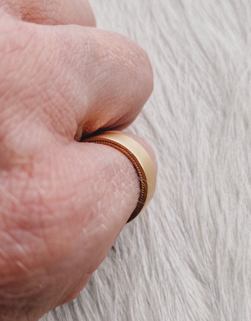 Filigree Ring in 18k & 24k Yellow Gold