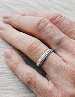 Sea Grass Ring in Silver