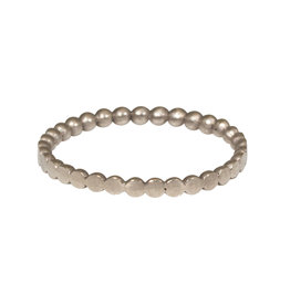 Dot Band in 14k White Gold