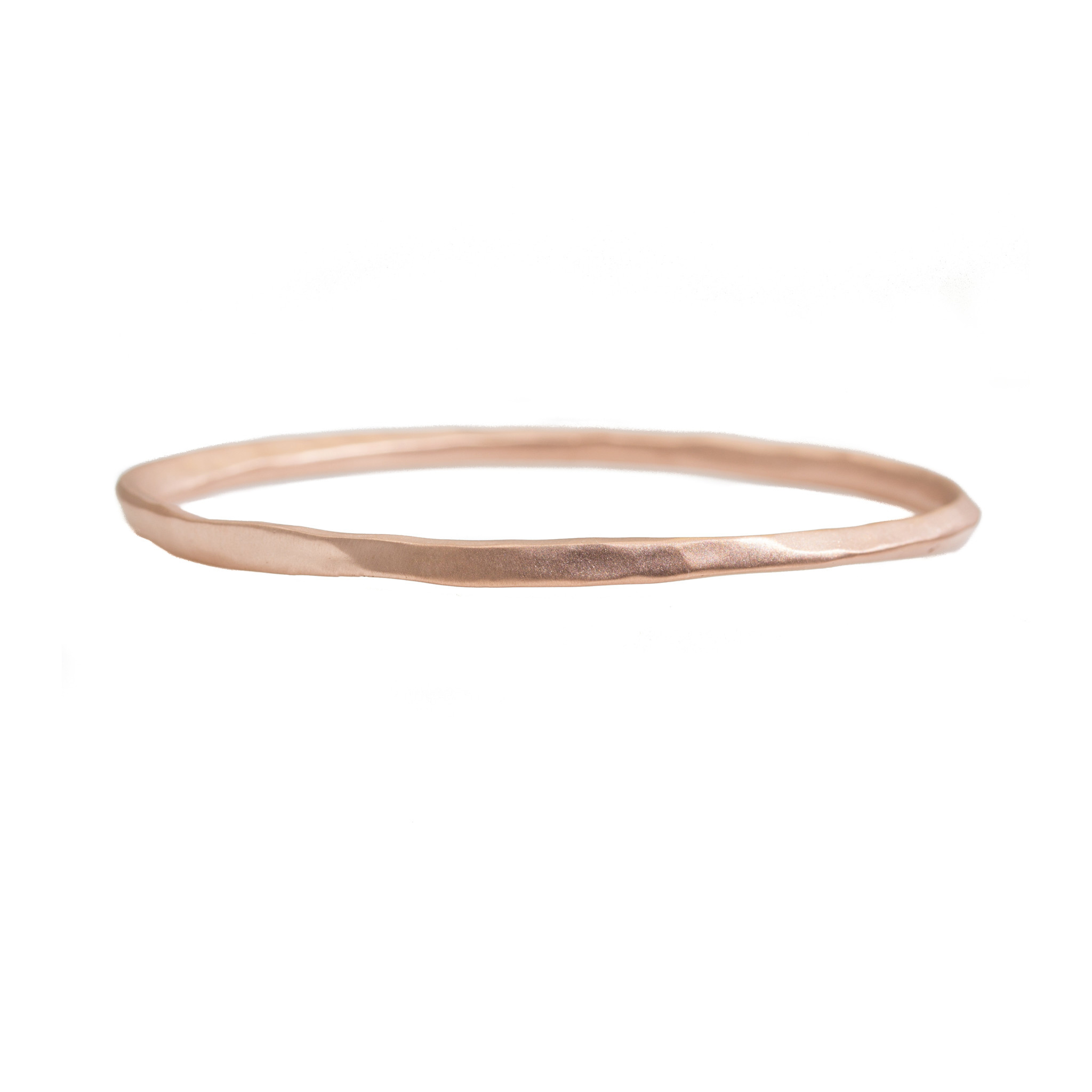 Rose gold store oval bangle