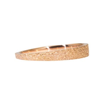 Tapered Sand Band in 14k Rose Gold