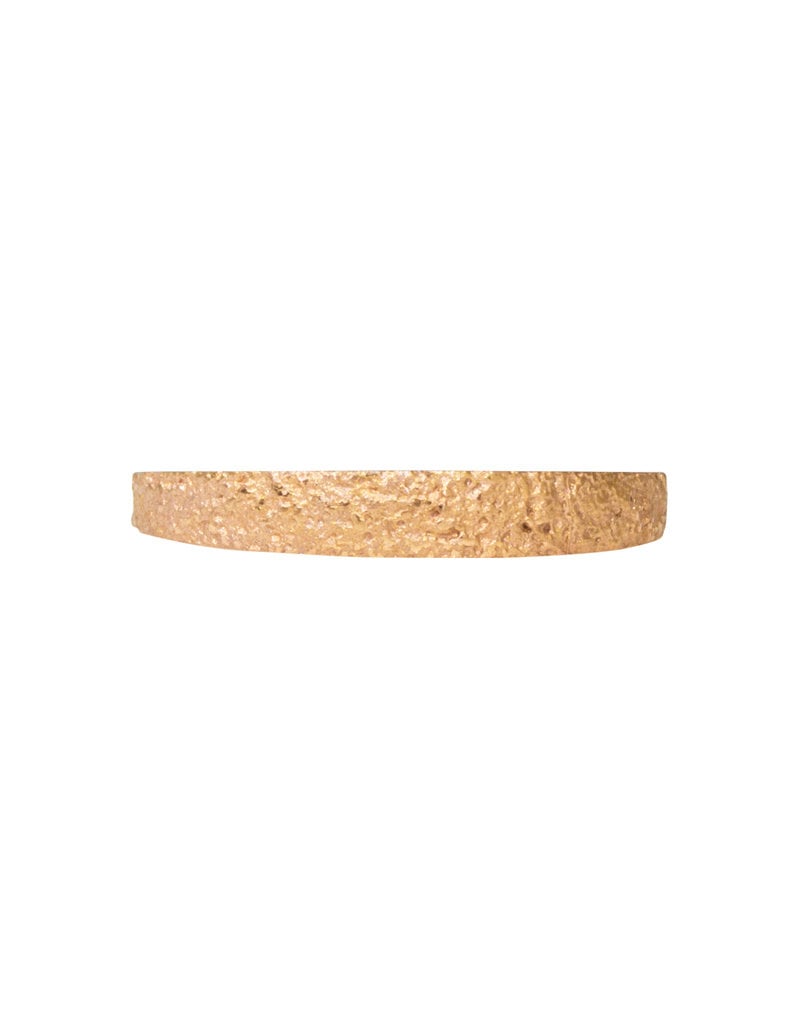 Tapered Sand Band in 14k Rose Gold