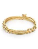 Diamond Encrusted Wrap Band in 18k Yellow Gold