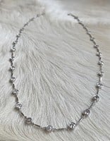 Custom Diamond Chain Necklace in Platinum