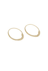 Epine Earrings with Diamonds in 18k Yellow Gold