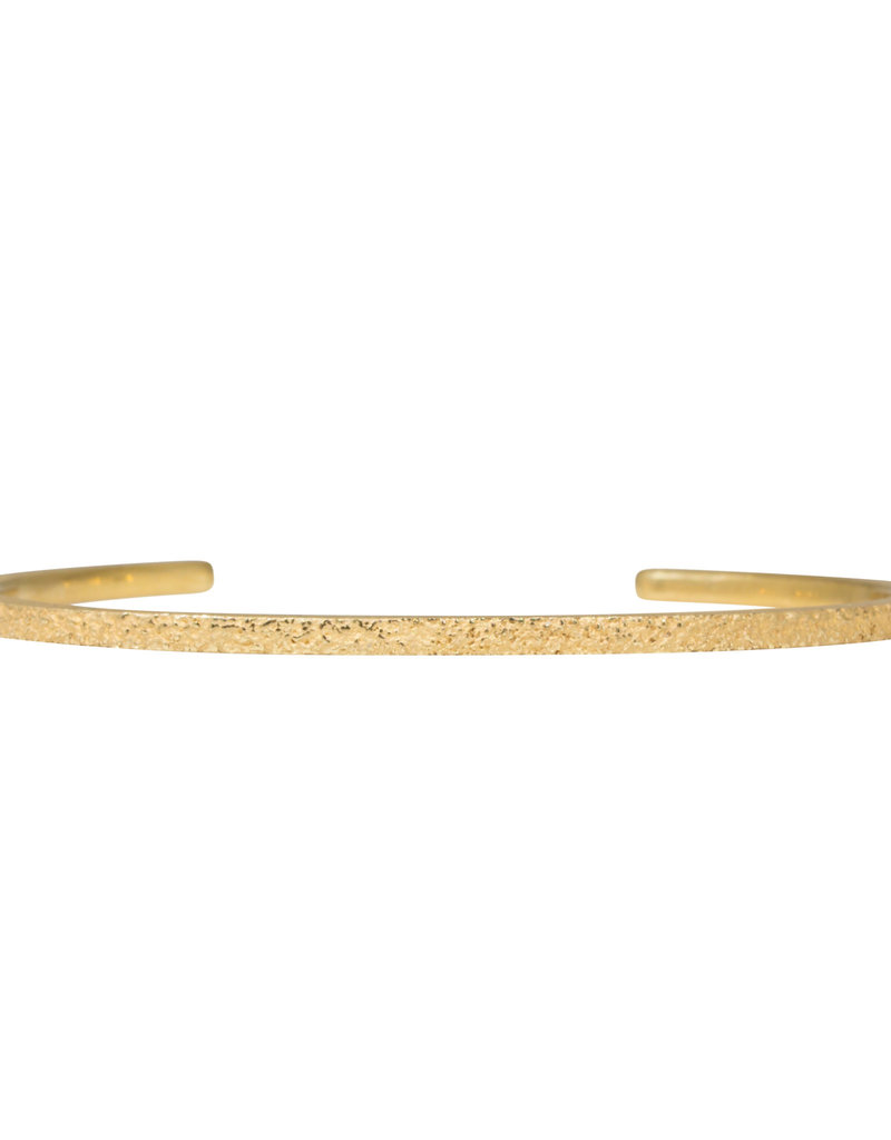 Sand Cuff Bracelet in 18k Yellow Gold