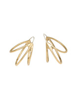 Medium Pinasse Hoop Earrings in Bronze