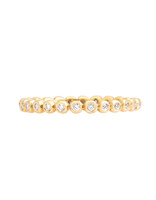 Marian Maurer Porch Band with 1.25mm Diamonds in 18k Yellow Gold