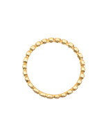 Marian Maurer Porch Band with 1.25mm Diamonds in 18k Yellow Gold