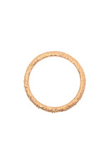 Round Sand Band in 14k Rose Gold